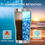 20oz Tumbler with Lid Stainless Steel Tumblers Bulk (Light Blue / 12 count)