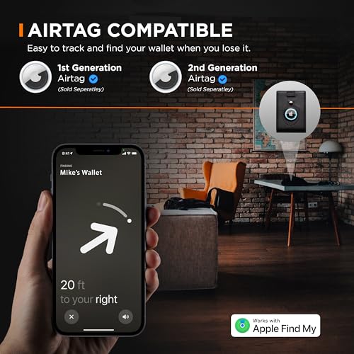 AirTag Wallet (Charcoal Black 2.0 Air)