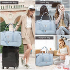 Travel Duffle Bag (Light Blue / Large-2 Pcs)