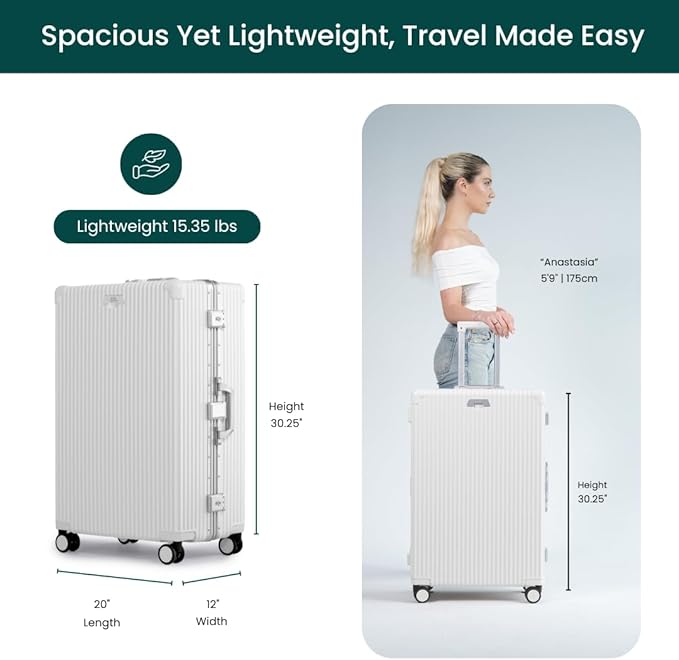 Nobl Travel Zipperless Check In Suitcase - Image 3