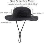 Connectyle Women's UPF 50+ Sun Hat UV Protection Wide Brim Bucket Hat Summer - Image 3