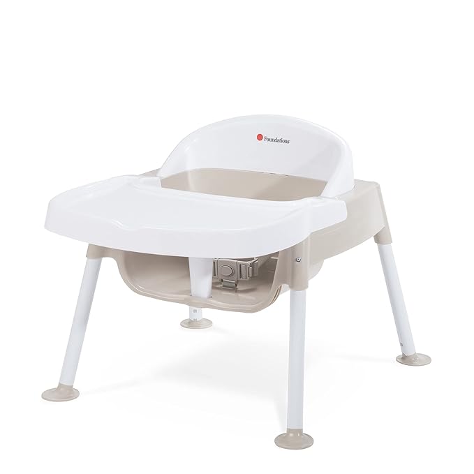 Foundations Secure Sitter 7" Feeding Chair, Stable “No Tip” Feet, 3-Point by FoundationsChildrensProducts