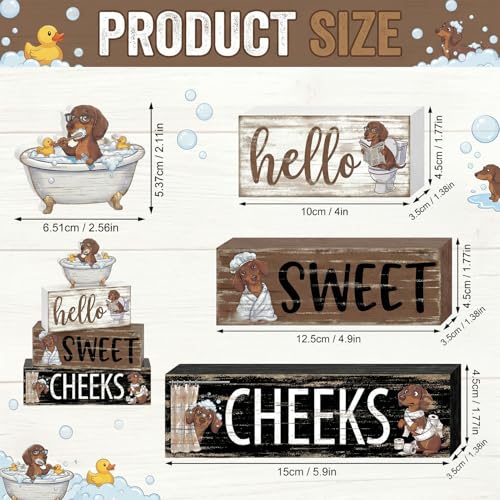 Tiered Tray Decor Set (Dachshund)