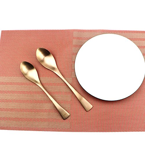 24 Piece Flatware Set (4 / Rose Gold)