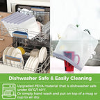 9 Pack Reusable Gallon Freezer Bags Dishwasher Safe (9 Pack-9 Gallon / Gray)