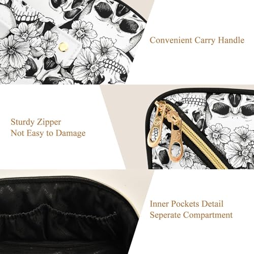 Makeup Organizer Bag (Skulls 050)