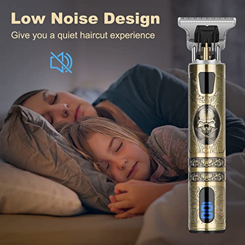 Professional Hair Trimmer for Men (Bronze With Lcd)