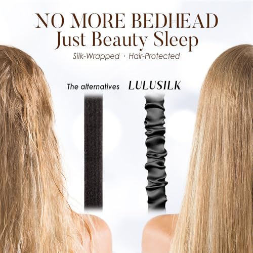 Mulberry Silk Sleep Eye Mask for Sleeping Women and Men (Black-2 / 1 Count (Pack of 1))