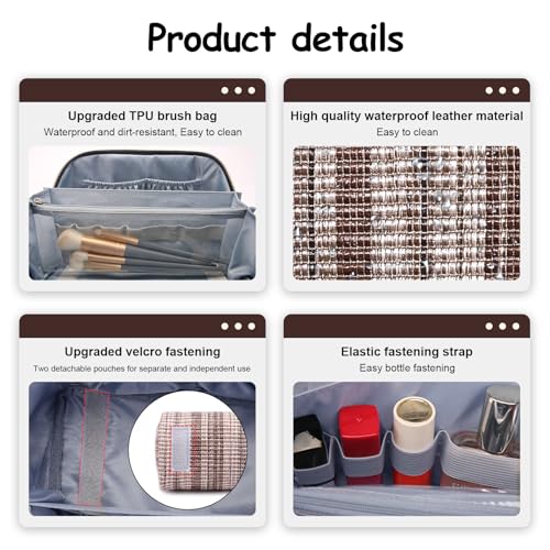 Travel Makeup Bag Cosmetic Bags for Women