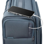 UpLIFT Lightweight Large Checked Softside 3 (3-Piece Set (CO/MD/LG) / Elemental Blue)