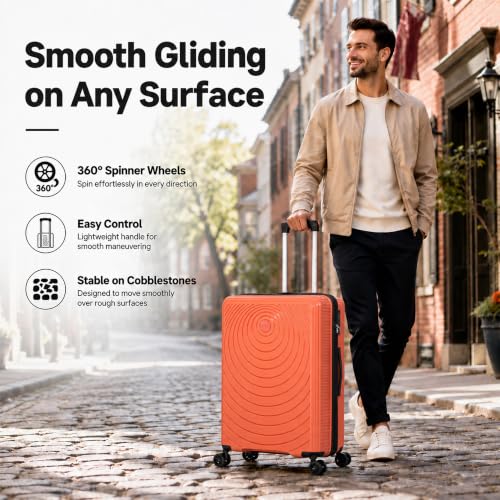 Luggage Sets 3 Piece (Tangerine / 3 Piece Sets (21/Db/Tb))