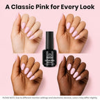Beetles Pink Gel Polish (B - Creme Pink | Barely Pink)