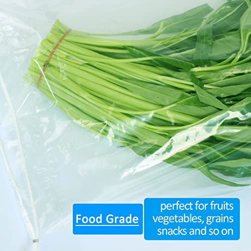 100 Pack 10x14 inch Transparent Shoe Bags for Travel (10x14 inch)