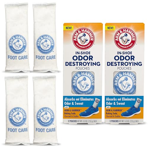 In Shoe Odor Control Pouches