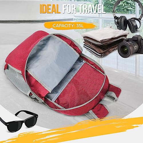Lightweight Packable Backpack 35L (35L / C-bright Red)