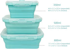 CARTINTS Silicone Collapsible Food Storage Containers-Prep/Storage Bowls - Image 2