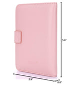 Passport Holder RFID Blocking Travel Wallet (Pink)