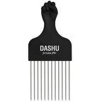 DASHU Classic Styling Pik 6.69 Inches – Hair Pick Comb for Volumizing, Rust-Resistant Metal Afro Pick, Durable Volume Pick for Black Men & Women, Full Hair Lifting Tool