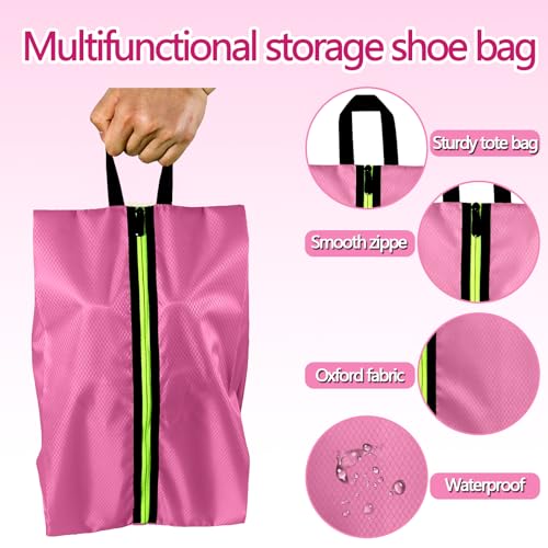 Shoe Bags for Travel (Pink)