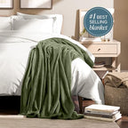 Fleece Blanket Luxury Microplush (Twin/Twin XL / 11 - Cypress)