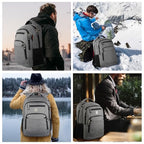 17 Inch Laptop Backpack (Travel Backpacks / 17 Inch / Grey)