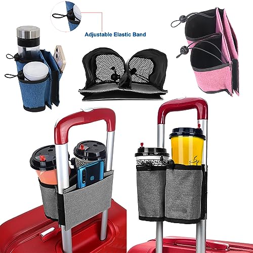 Luggage Cup Holder (Rose Red)