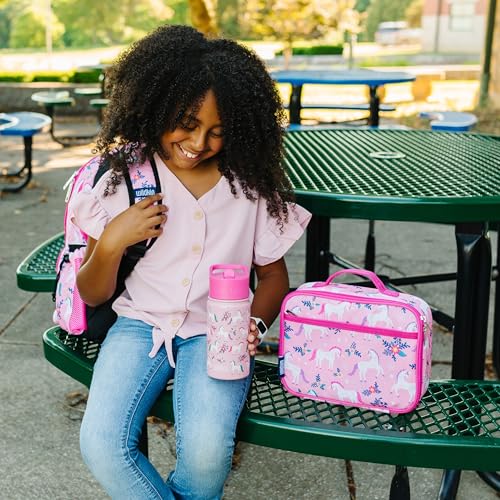 Kids Insulated Lunch Box (9.75 x 7 x 3.25 inches / Magical Unicorns)