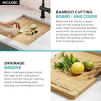 Stainless Steel 17 in 16 Gauge Undermount Bar Sink KWU111 (Stainless Steel / 17 Inch / Sink)