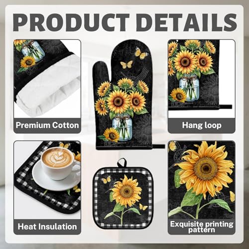 Vintage Sunflower Kitchen Decor Set (Vintage Sunflower)