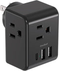 Multi Plug Outlet Extender, Power Strip Non Surge Protector Electric Outlet by OneBeat