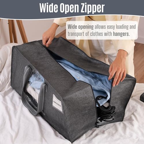 Heavy Duty Moving Bags (Dark Gray / 4 Pack)
