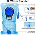 Hydration Backpack with 3L Water Bladder (Dark Blue)