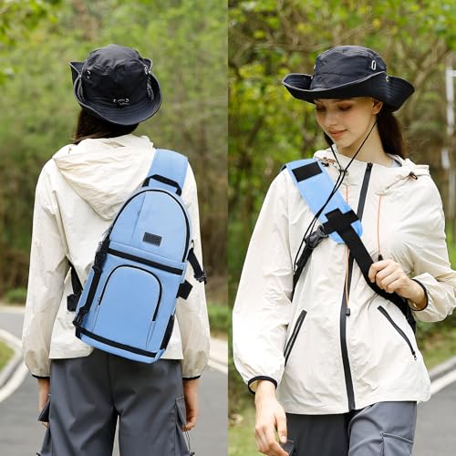 Camera Sling Bag (Cerulean Blue)