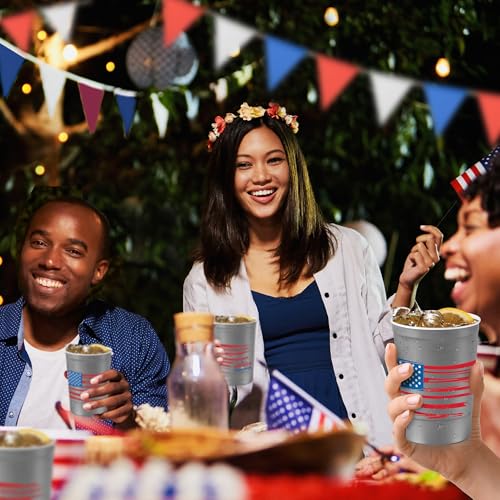 16 oz. Reusable Party Cups America the Beautiful (America the Beautiful / 12 Count)
