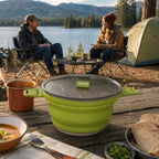 2.5L Green Silicone Collapsible Pot (20 Count / Pot)