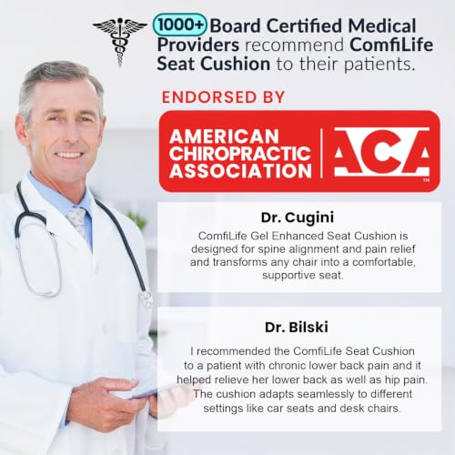 Doctor Recommended Seat Cushion (Black / Large)