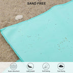Microfiber Towel Quick Dry Camping & Travel & Gym Towel. Compact (Mint Color / 60.00" x 30.00")