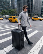 2 Piece Zipperless Luggage Set (Jet Black / 2 Piece Set (21/30))