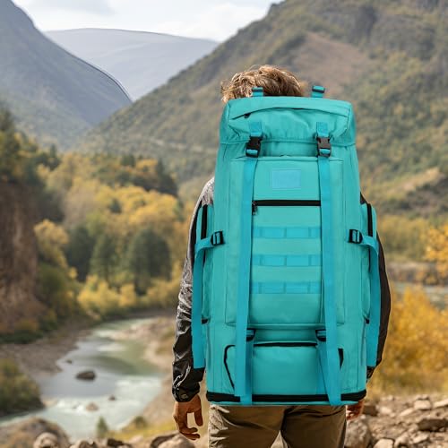 Hiking Backpack for Men 70L (100l-lakeblue)