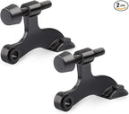 HOMOTEK 2 Pack Hinge Pin Black Door Stopper, Adjustable Deluxe Heavy Duty Door by HOMOTEK