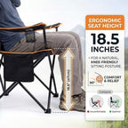 2 Pack Folding Camping Chair (Black(twin Pack))