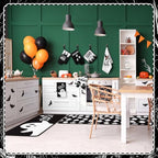 10 Pcs Halloween Kitchen Decor Set (Black, White / Cute Ghost)