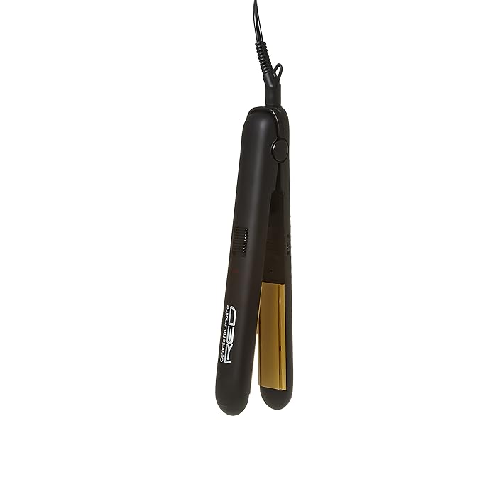 Red by Kiss Titanium Styler Flat Iron (Ceramic, 1 1/4" (1.25 inch))