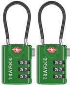 TSA Approved Luggage Locks (1.4*0.72*3.54 in / Army Green 2 Pack)
