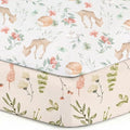 Pack n Play Sheets (Fawn & Flora / 38X26 Inch)