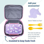 Kids Insulated Lunch Box (9.75 x 7 x 3.25 inches / Mermaid Scales)
