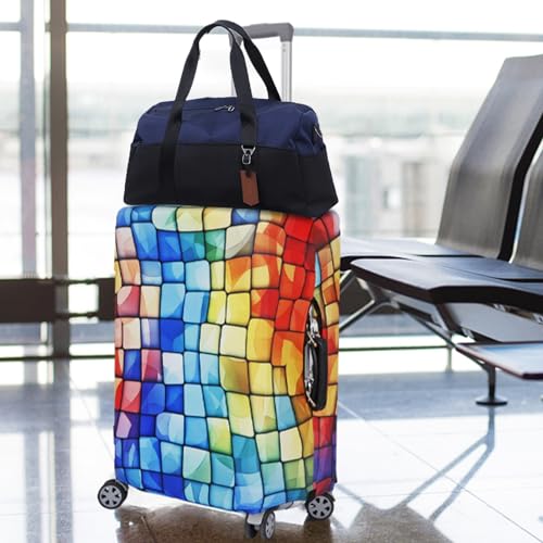 Thicker Travel Luggage Covers with Luggage Tag For Suitcase Tsa Approved (F2509 / S)