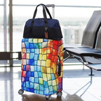 Thicker Travel Luggage Covers with Luggage Tag For Suitcase Tsa Approved (F2481 / XL)