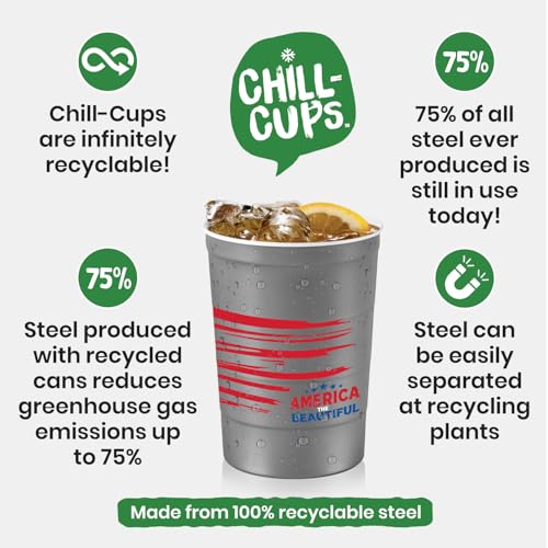 16 oz. Reusable Party Cups America the Beautiful (America the Beautiful / 12 Count)