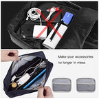 2 Pack Portable Storage Pouch Bag (Navy Blue)